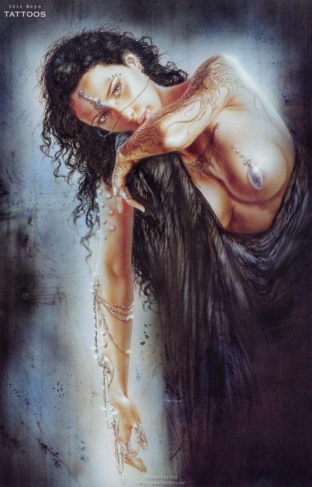 Luis Royo 008 Tattoo Woman Fantasy Gothic.jpg (448x698, 59Kb)